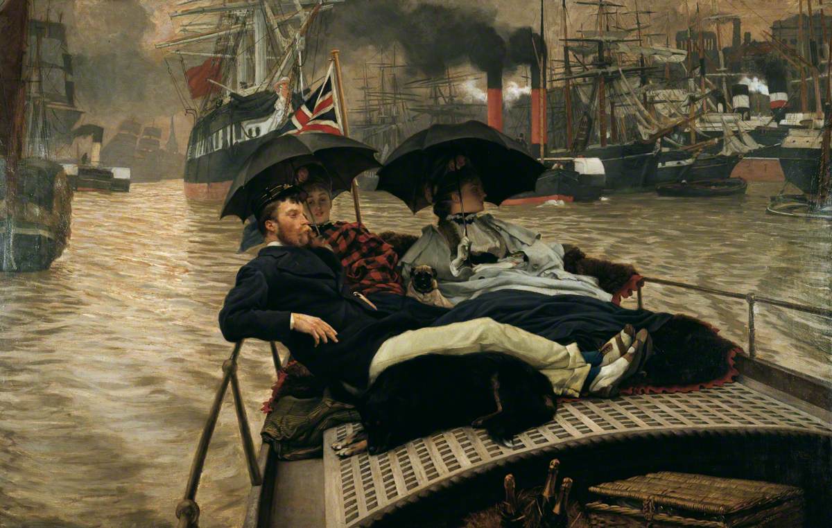 Sur la Tamise - James Tissot