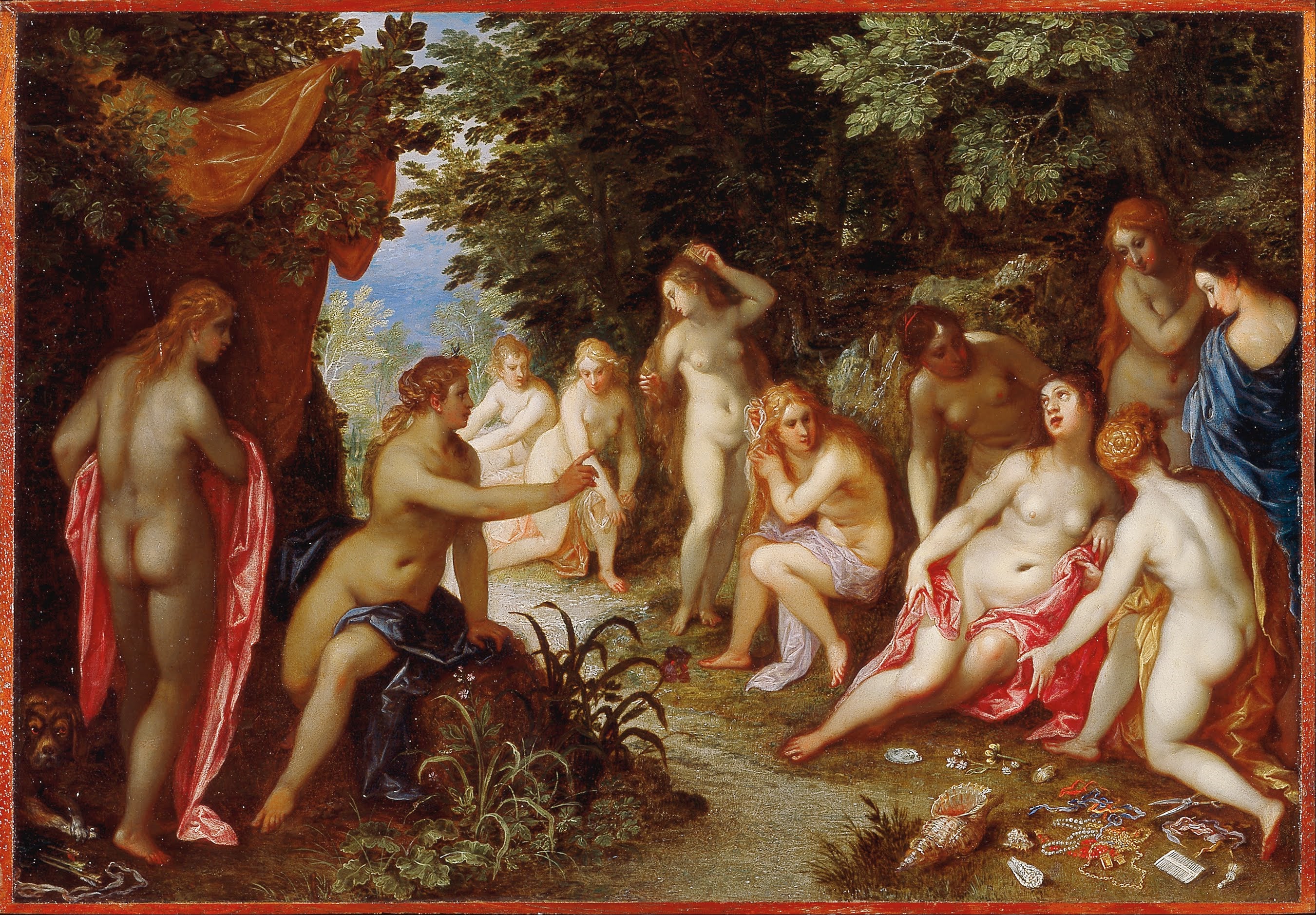 Diane et Callisto - Jan Brueghel l'Ancien