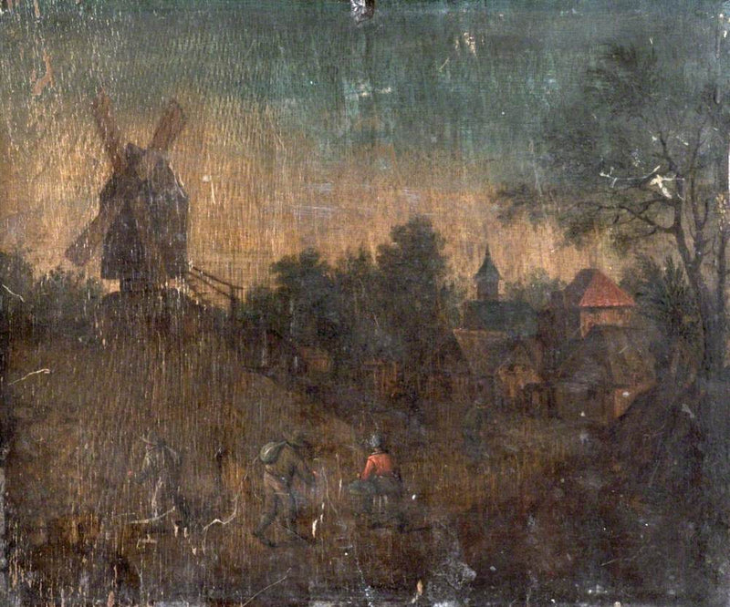 Scène de village - Jan Brueghel l'Ancien