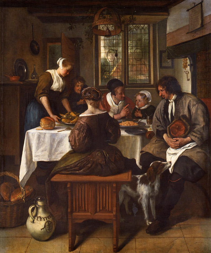 Repas familial - Jan Steen