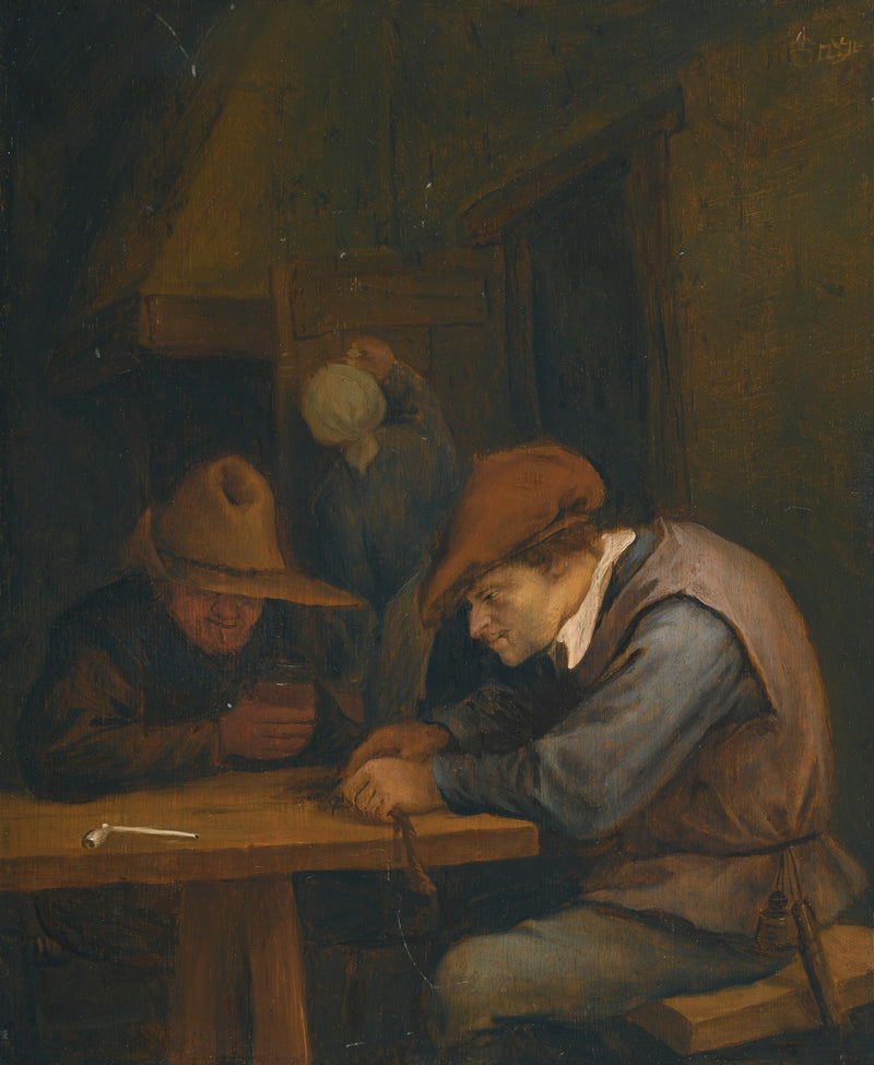 Deux paysans dans une auberge - Jan Steen