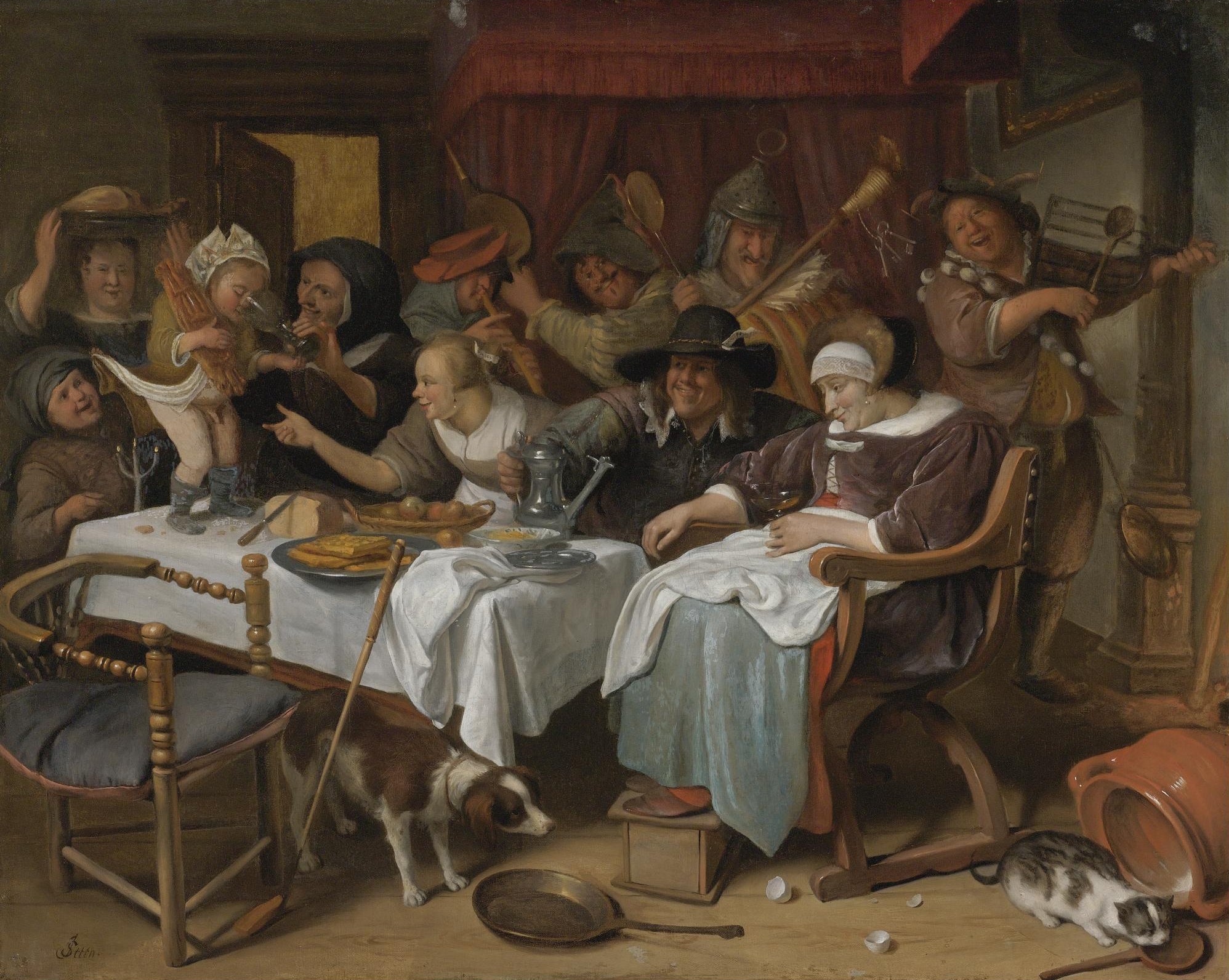La Nuit des Rois - Jan Steen