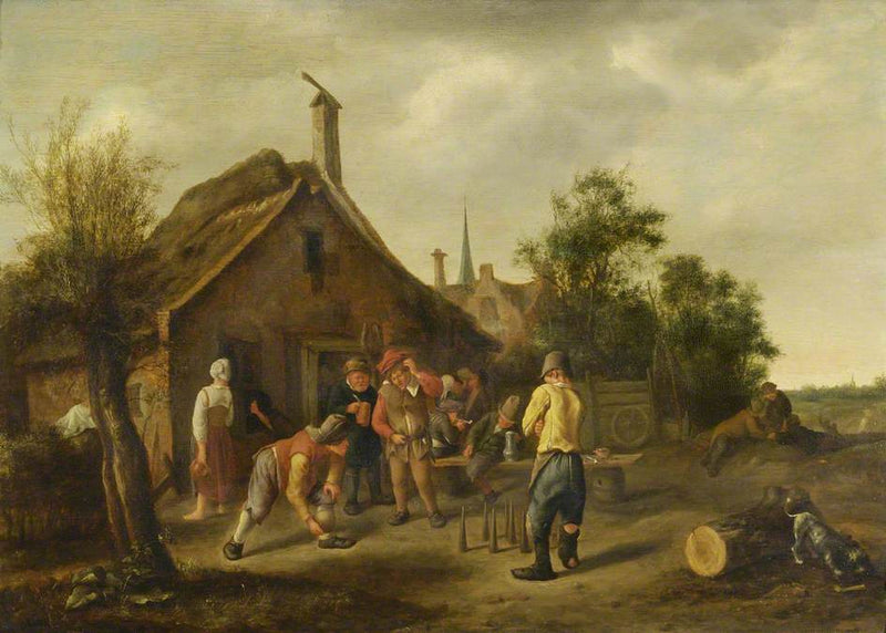Les joueurs de quilles - Jan Steen