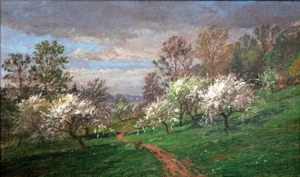 Pommiers en fleur - Jasper Francis Cropsey - Alpha Reproduction
