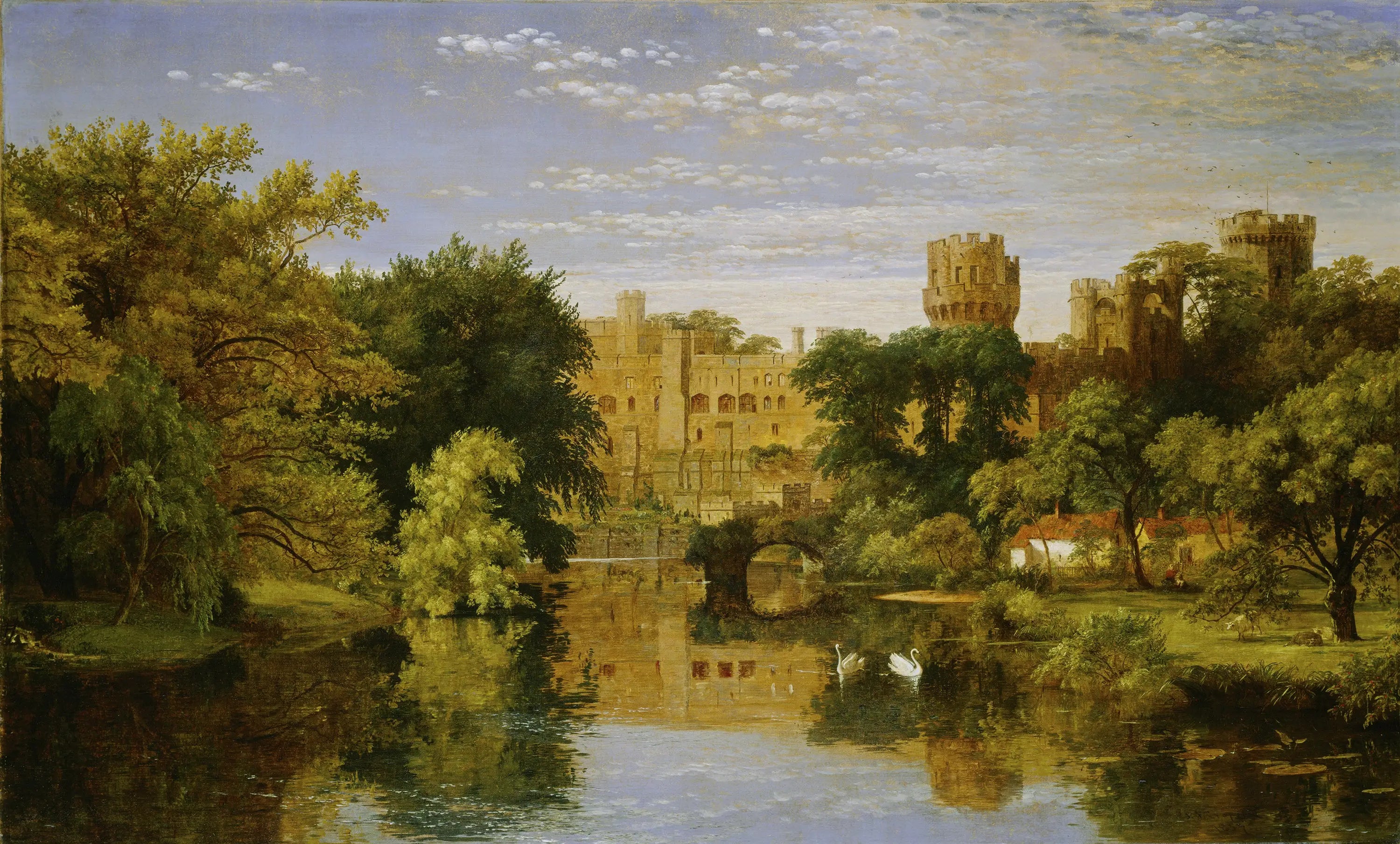 Château de Warwick Angleterre - Jasper Francis Cropsey - Alpha Reproduction