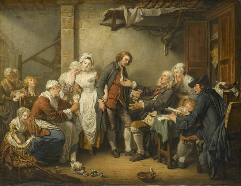 L'Accordée de village - Jean-Baptiste Greuze