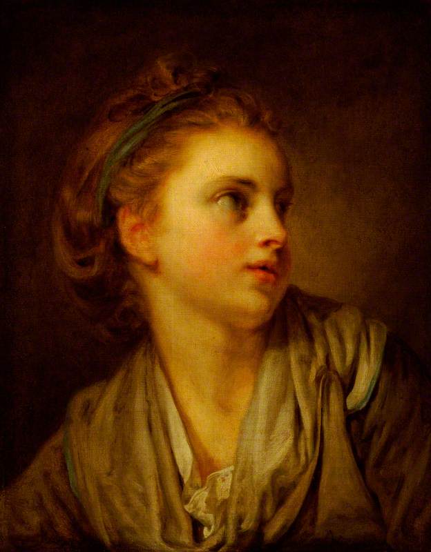 Tête de fille - Jean-Baptiste Greuze