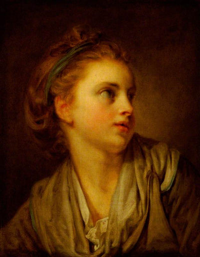 Tête de fille - Jean-Baptiste Greuze - Alpha Reproduction