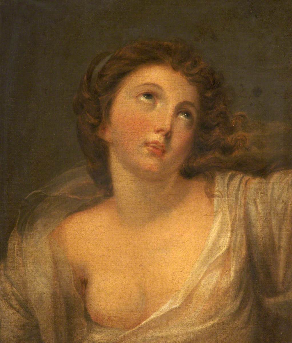 Tête de fille - Jean-Baptiste Greuze