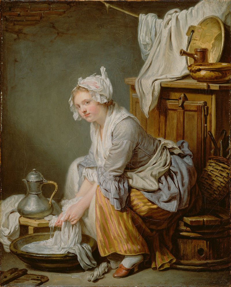 La Blanchisseuse - Jean-Baptiste Greuze