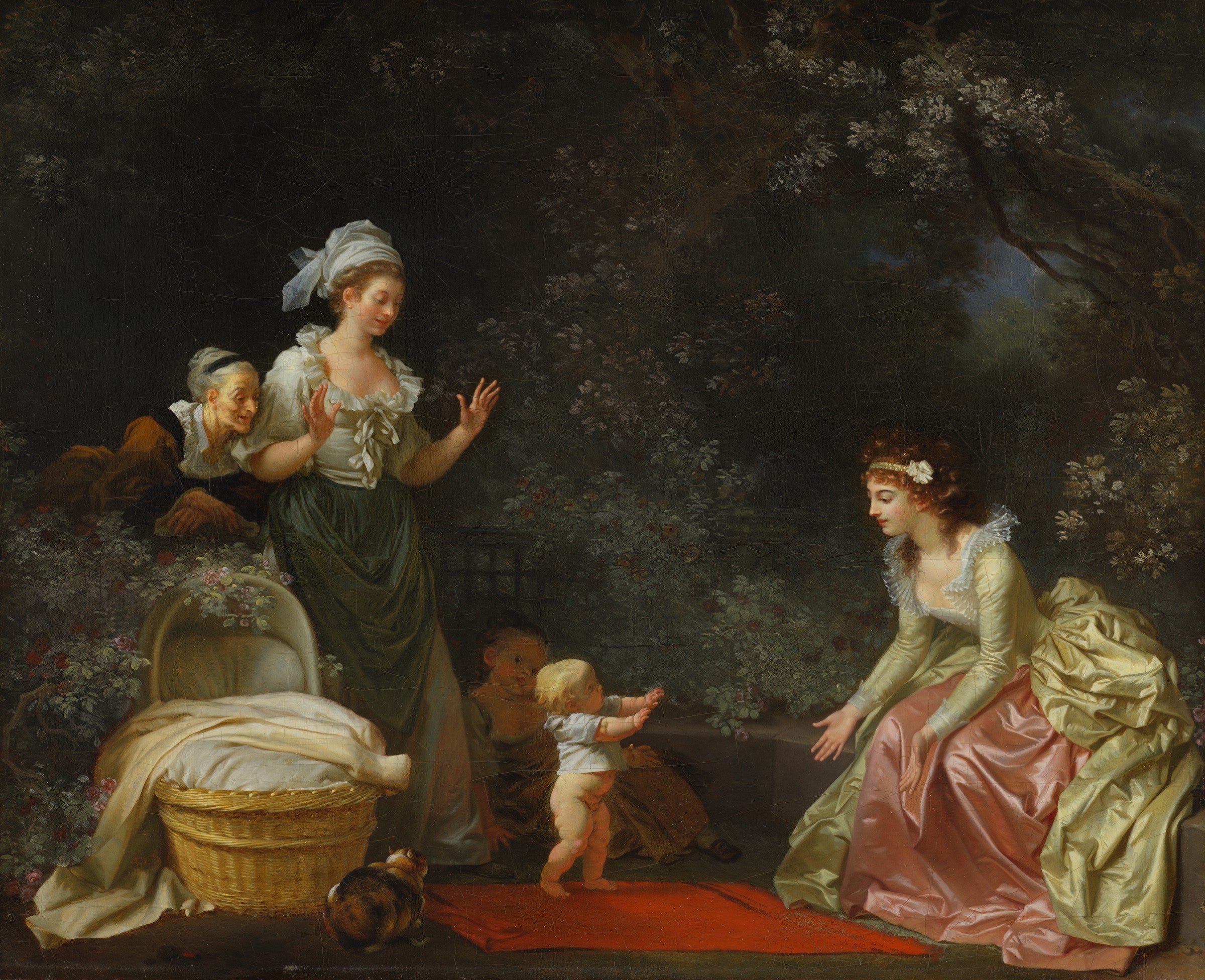 Le Premier pas de l'Enfance - Jean-Honoré Fragonard