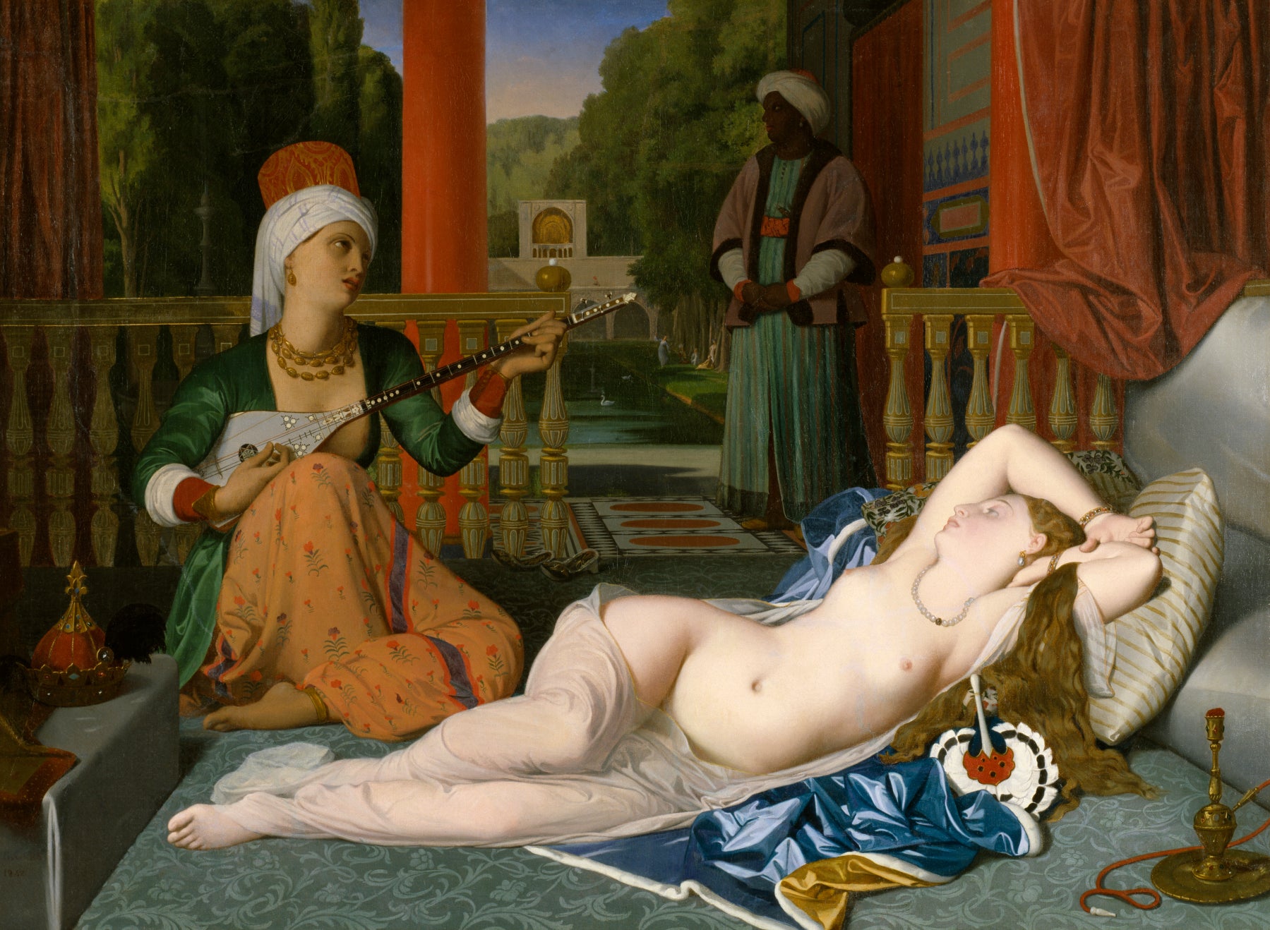 L'Odalisque à l'esclave - Jean-Auguste-Dominique Ingres