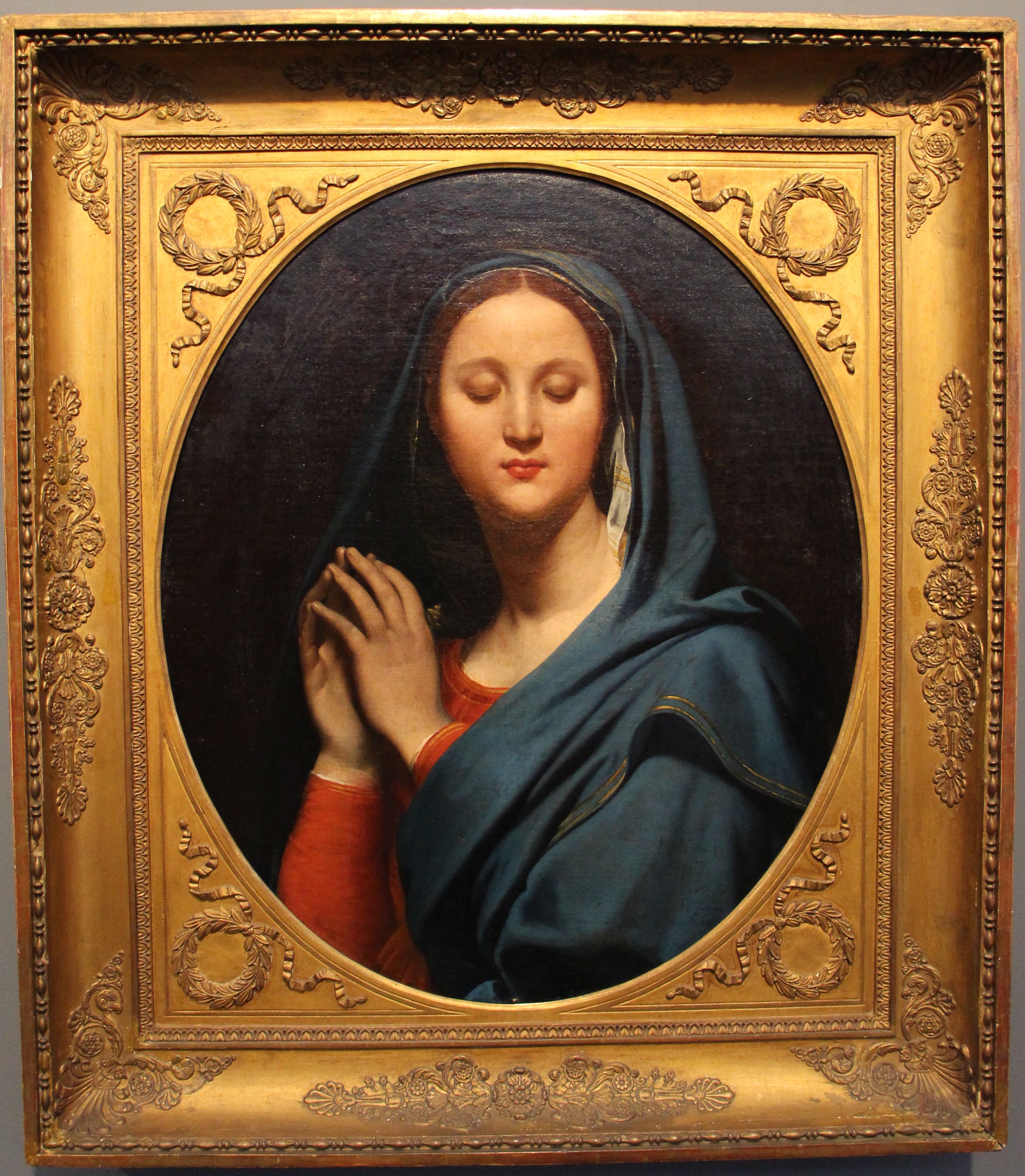 La Vierge au Voile Bleu - Jean-Auguste-Dominique Ingres