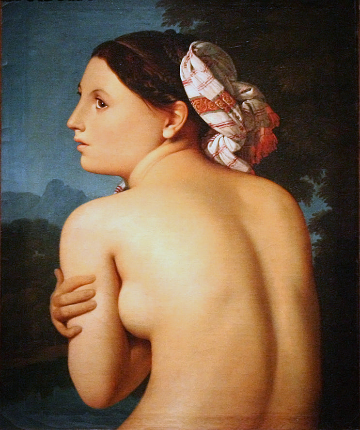 La Baigneuse à mi-corps - Jean-Auguste-Dominique Ingres