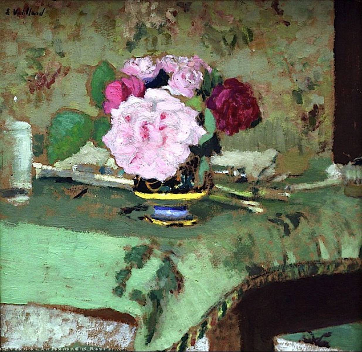 Bouquet de roses - Édouard Vuillard