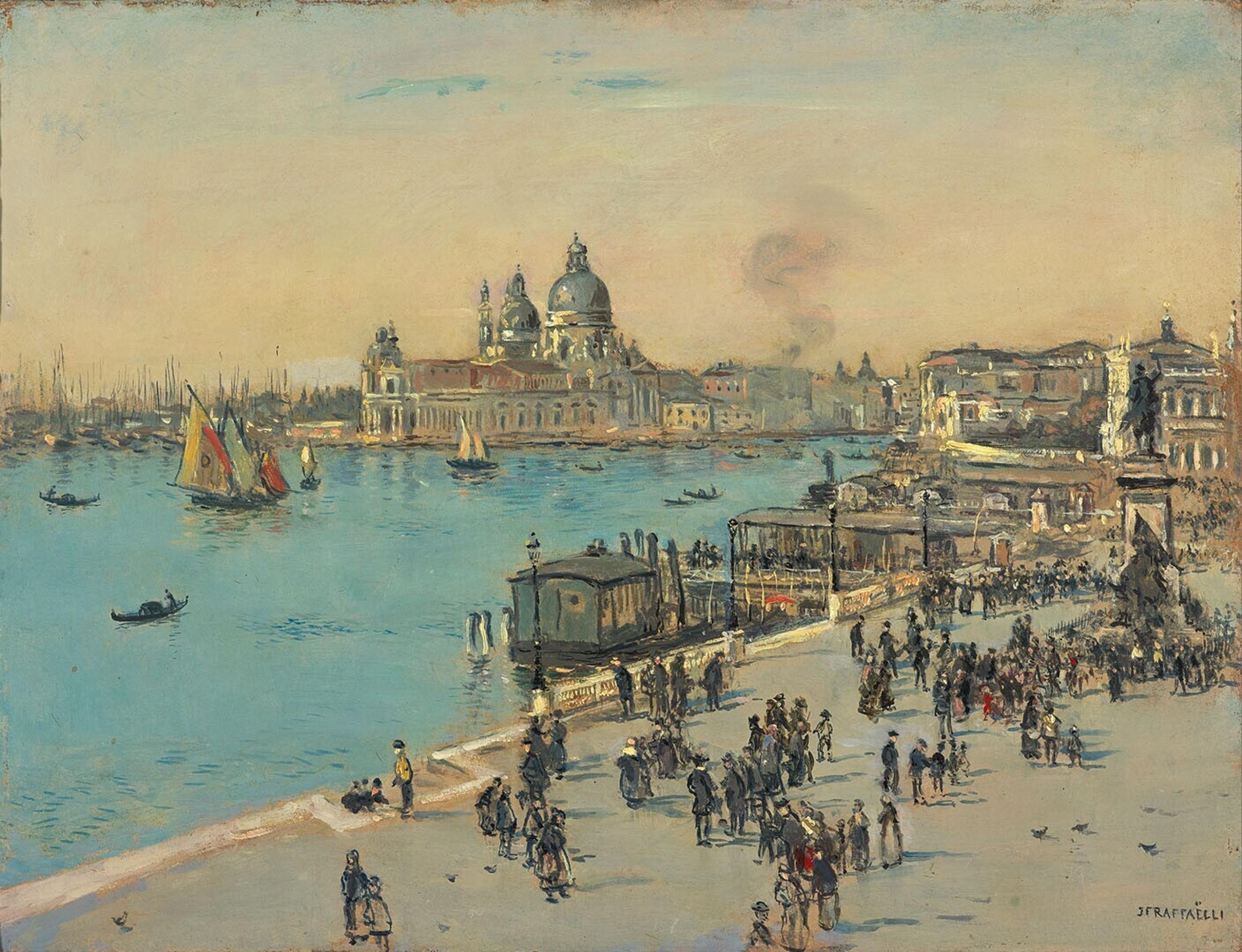 Le Quai des Esclavons (« Vénétie ») - Jean-François Raffaëlli