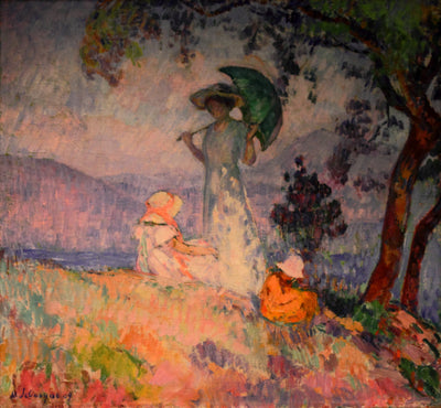 Jeune femme à l'ombrelle - Henri Lebasque