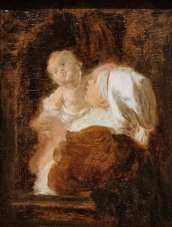 Jeune femme et enfant - Jean-Honoré Fragonard