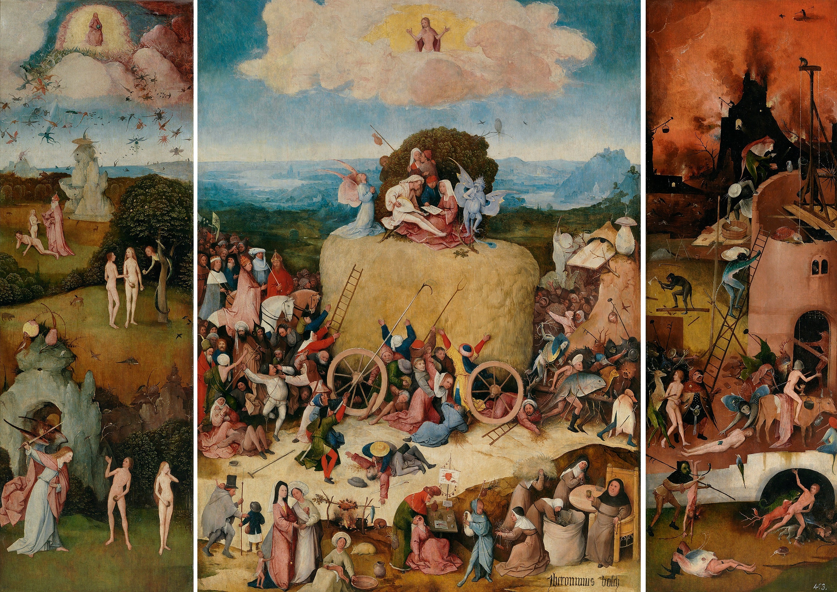 Le Chariot de foin - Hieronymus Bosch