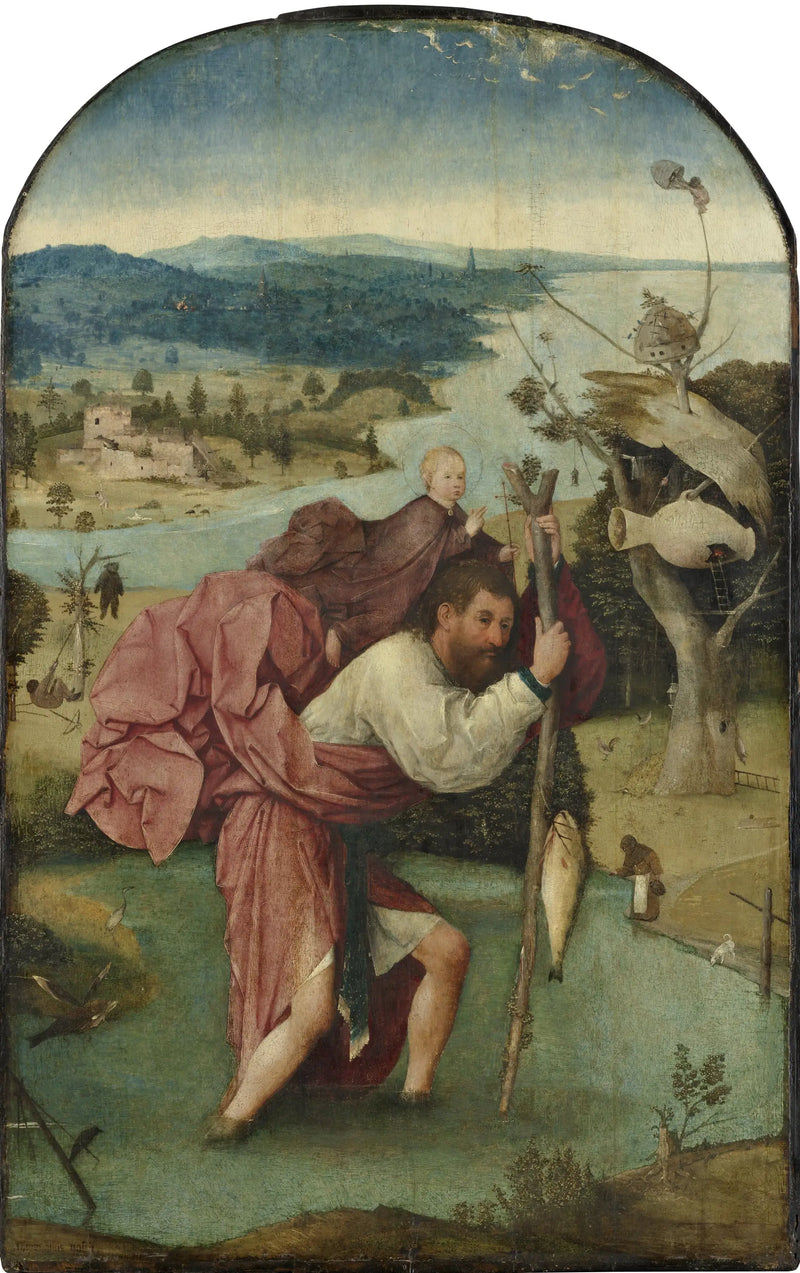 Saint Christophe portant l'Enfant Jésus - Hieronymus Bosch