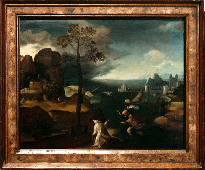 Saint Christophe portant l'Enfant Jésus - Joachim Patinier