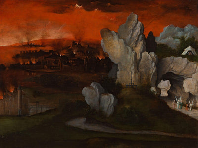 Paysage avec la destruction de Sodome et Gomorrhe - Joachim Patinier