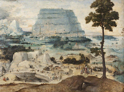 La construction de la tour de Babel - Joachim Patinier