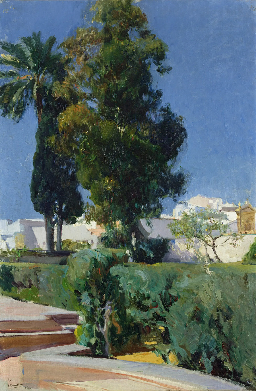 Coin du Jardin, Alcazar, Séville - Joaquín Sorolla