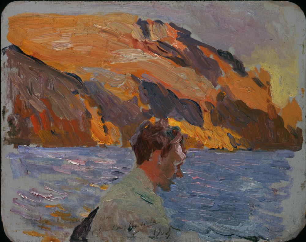 Reproduction du tableau « William E.B. Starkweather Pêche - Joaquín Sorolla » par Alpha Reproduction en peinture à l’huile