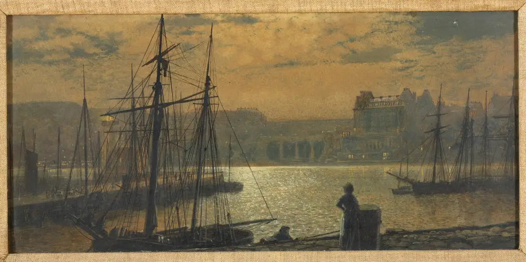 Vue de Scarborough - John Atkinson Grimshaw - Alpha Reproduction