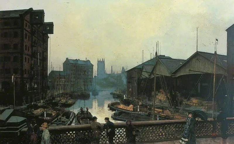 Pont de Leeds - John Atkinson Grimshaw