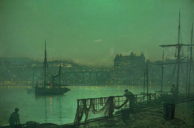 Lumières de Scarborough - John Atkinson Grimshaw - Alpha Reproduction