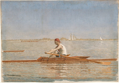 John Biglin dans un skiff - Thomas Eakins - Alpha Reproduction