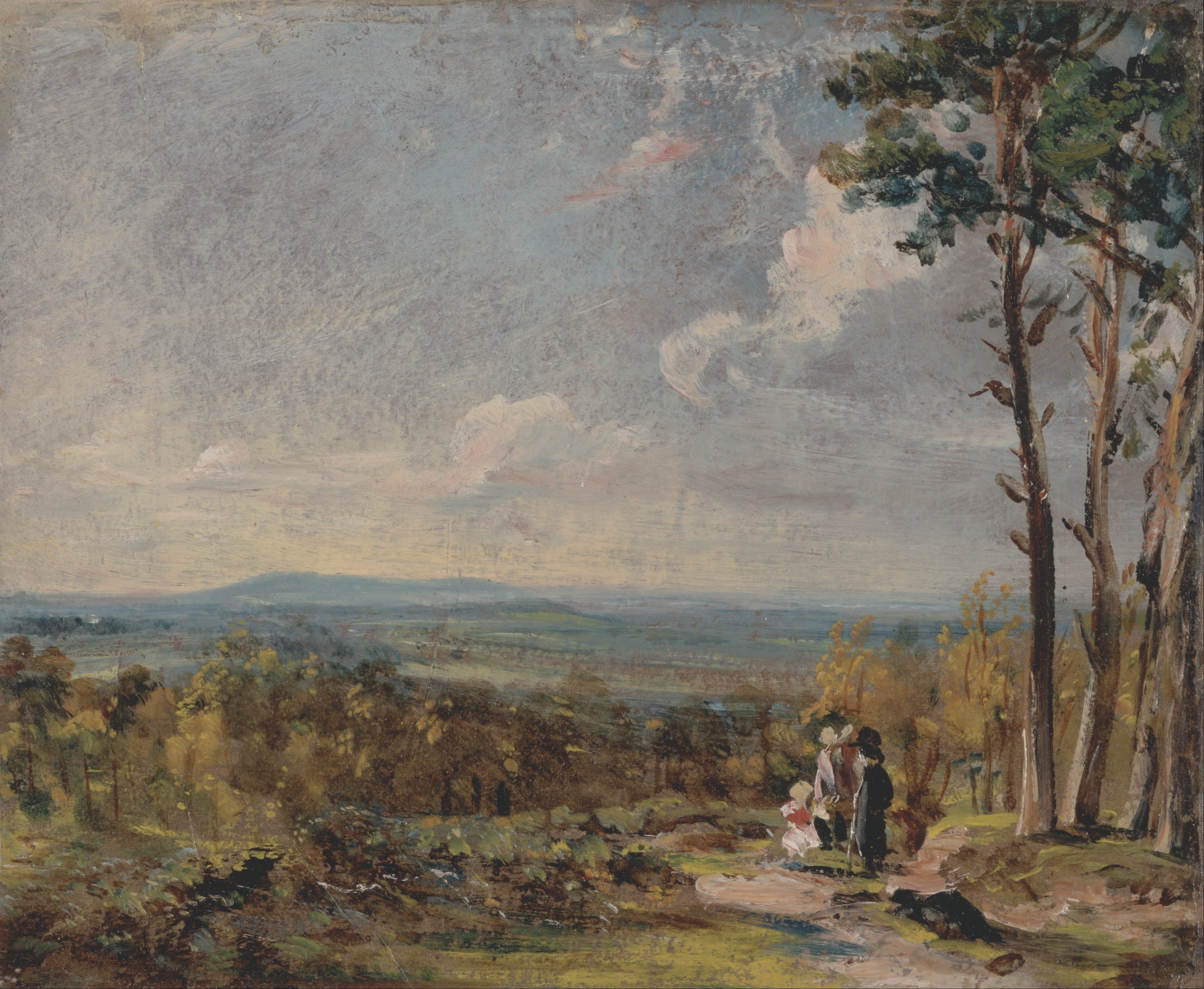 Hampstead Heath en direction de Harrow - John Constable
