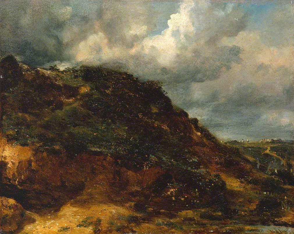 Une banque sur Hampstead Heath - John Constable