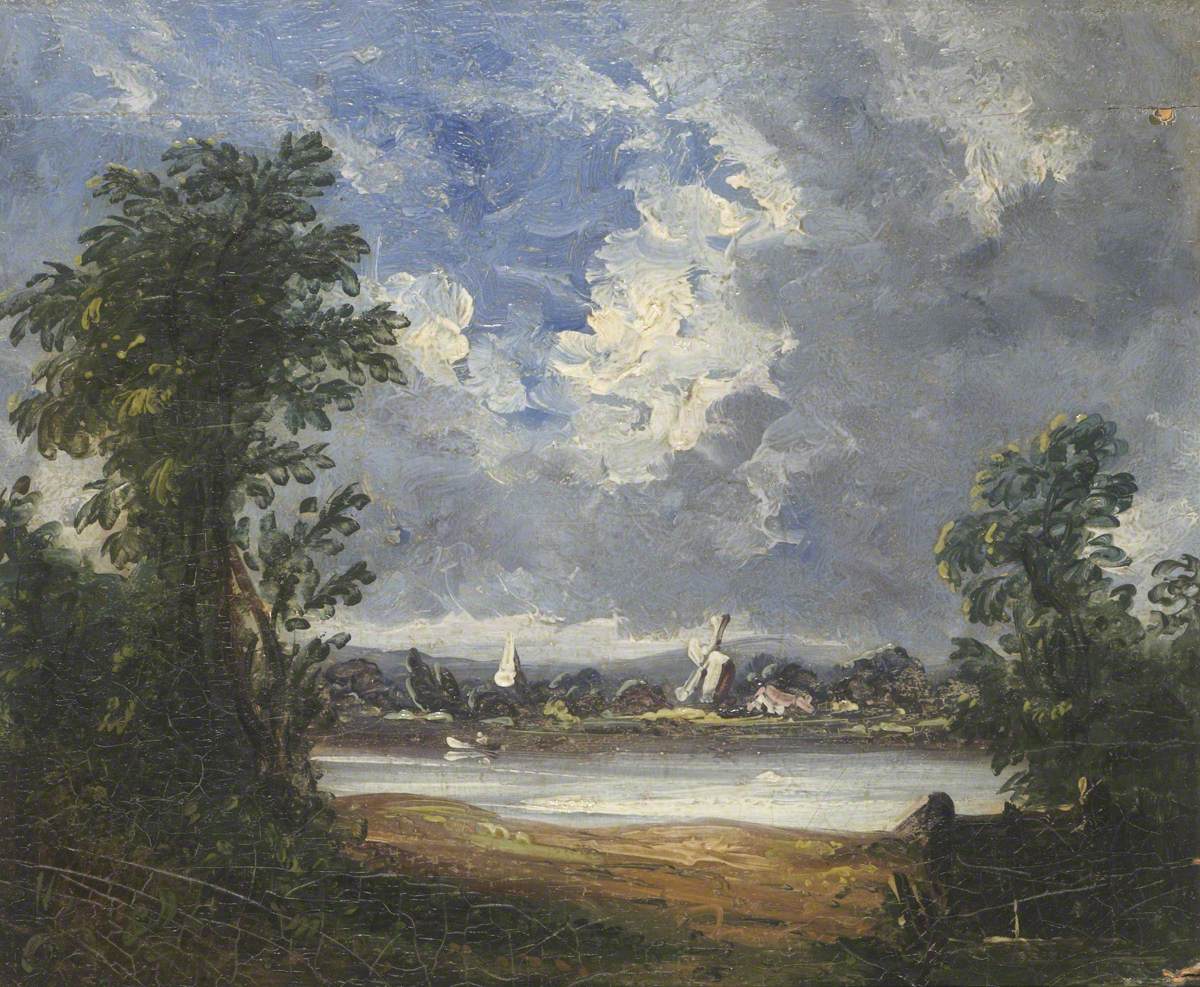 Paysage avec moulin à vent - John Constable