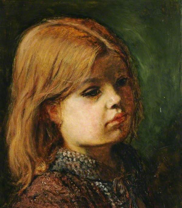 Portrait d'une fille - John Everett Millais