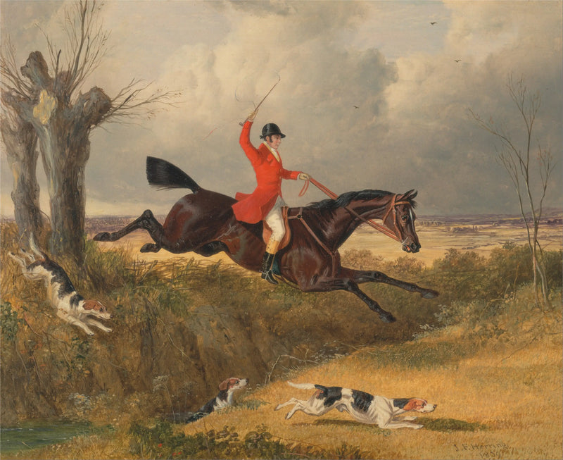 Chasse au renard : nettoyage d'un fossé - John Frederick Herring, Sr.
