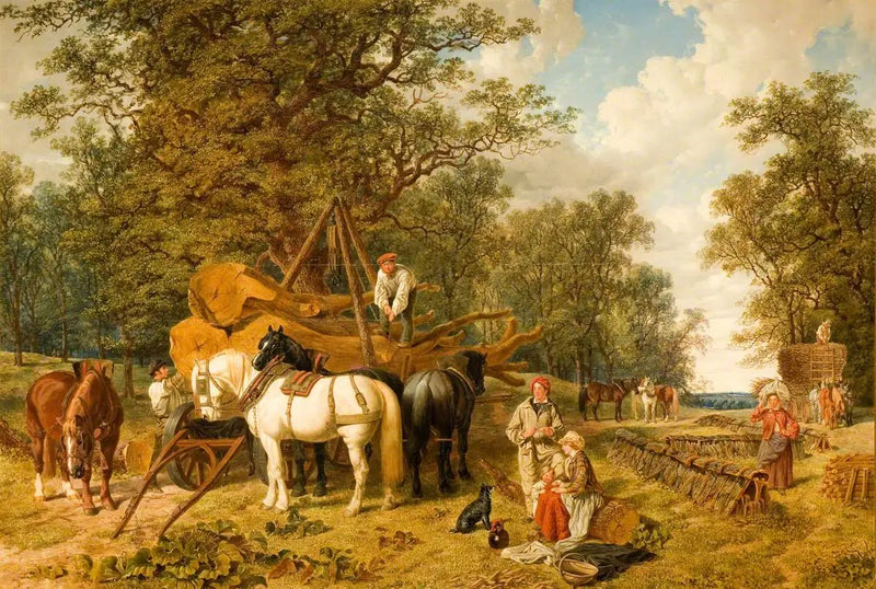 Le chariot à bois - John Frederick Herring, Sr.