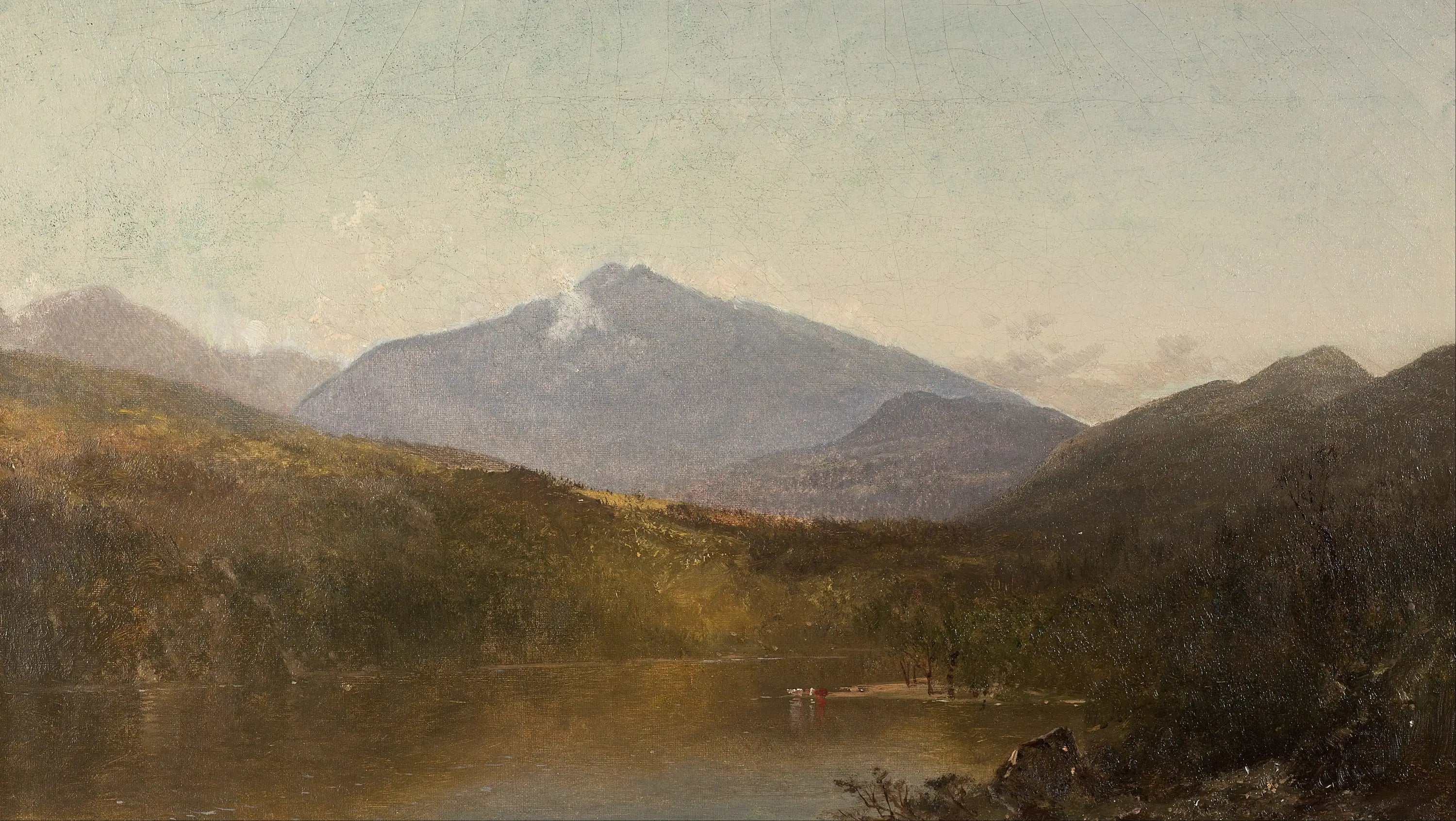 Montagnes Blanches depuis Shelburne NH - John Frederick Kensett - Alpha Reproduction