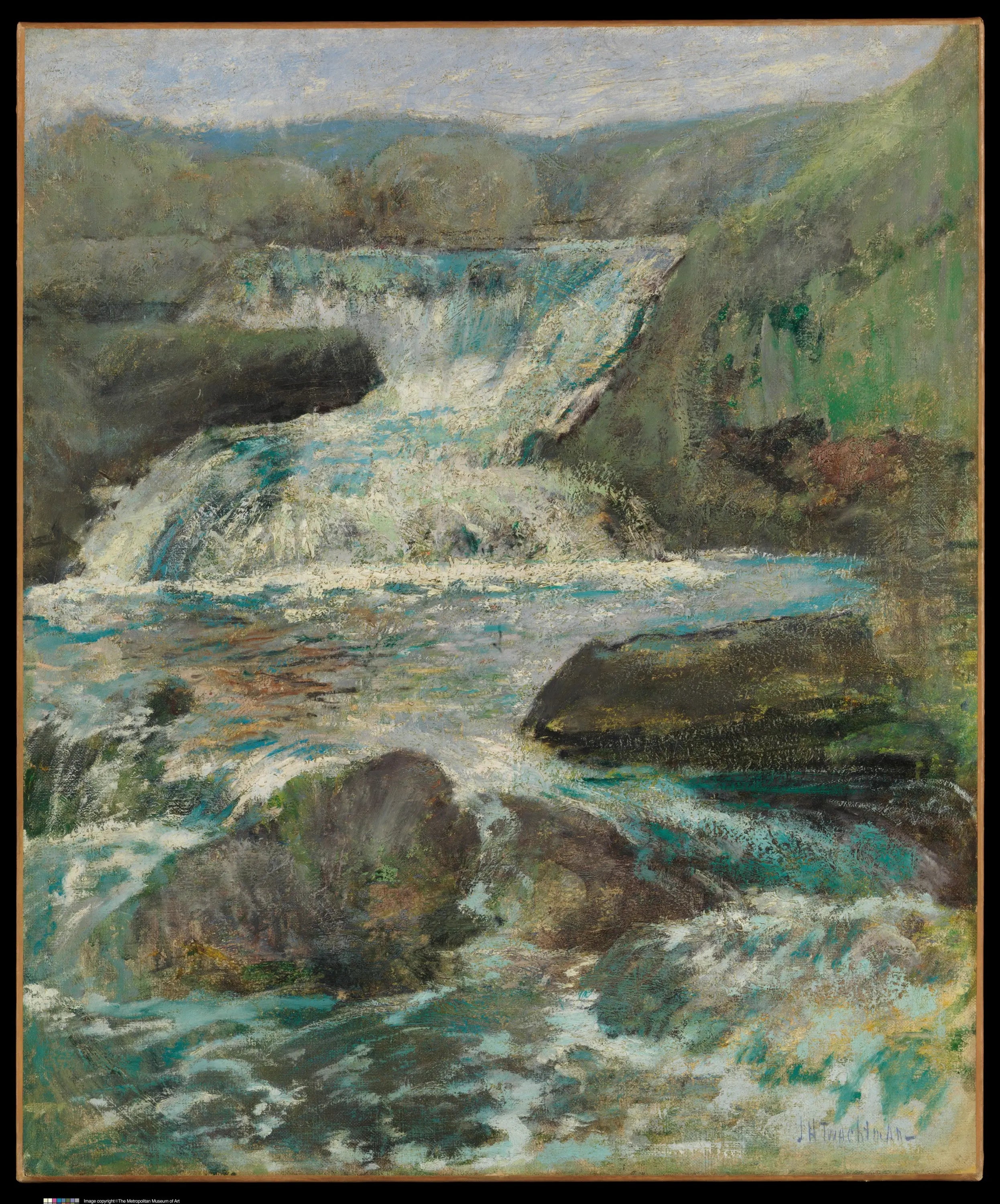 Chutes Horseneck - John Henry Twachtman - Alpha Reproduction