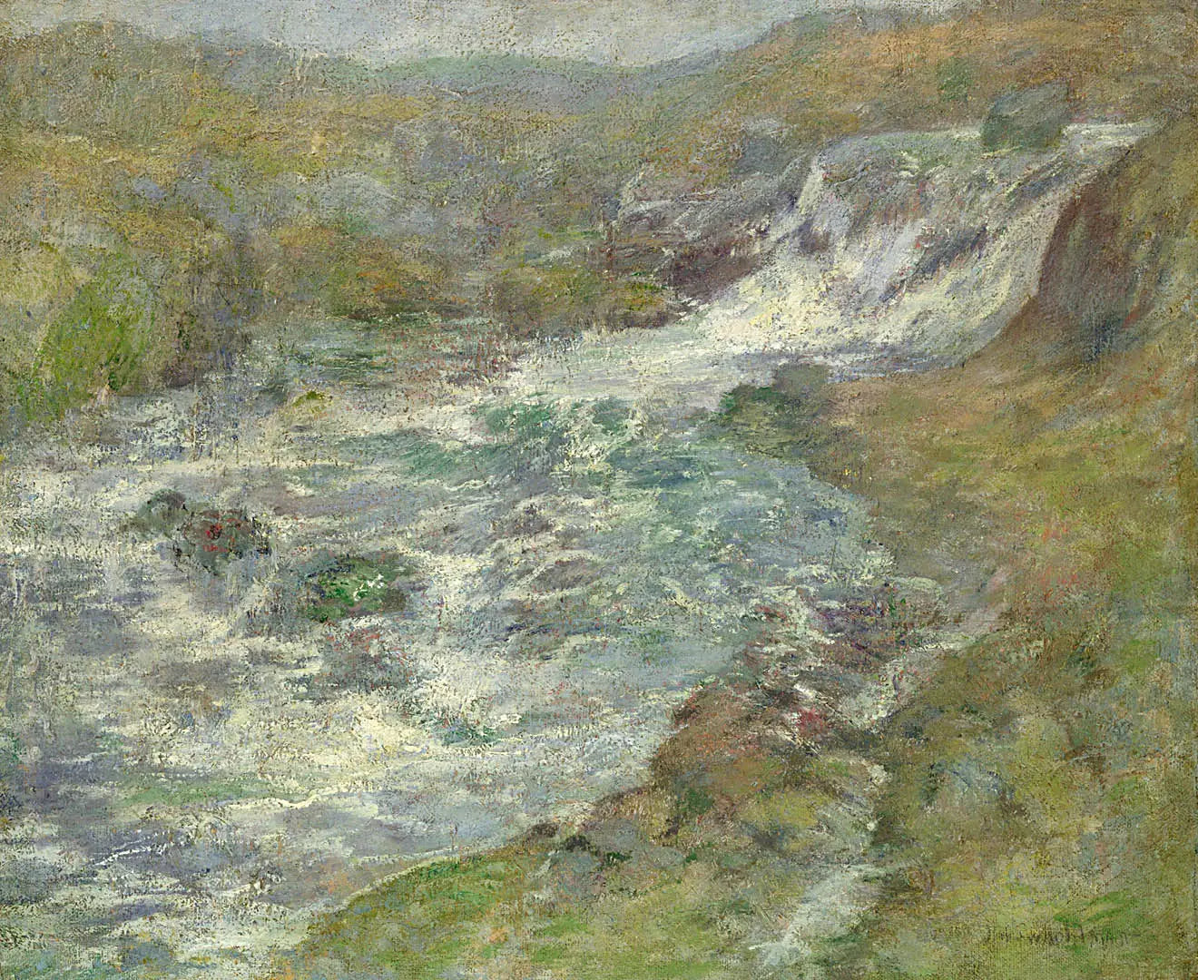 Le Torrent - John Henry Twachtman - Alpha Reproduction