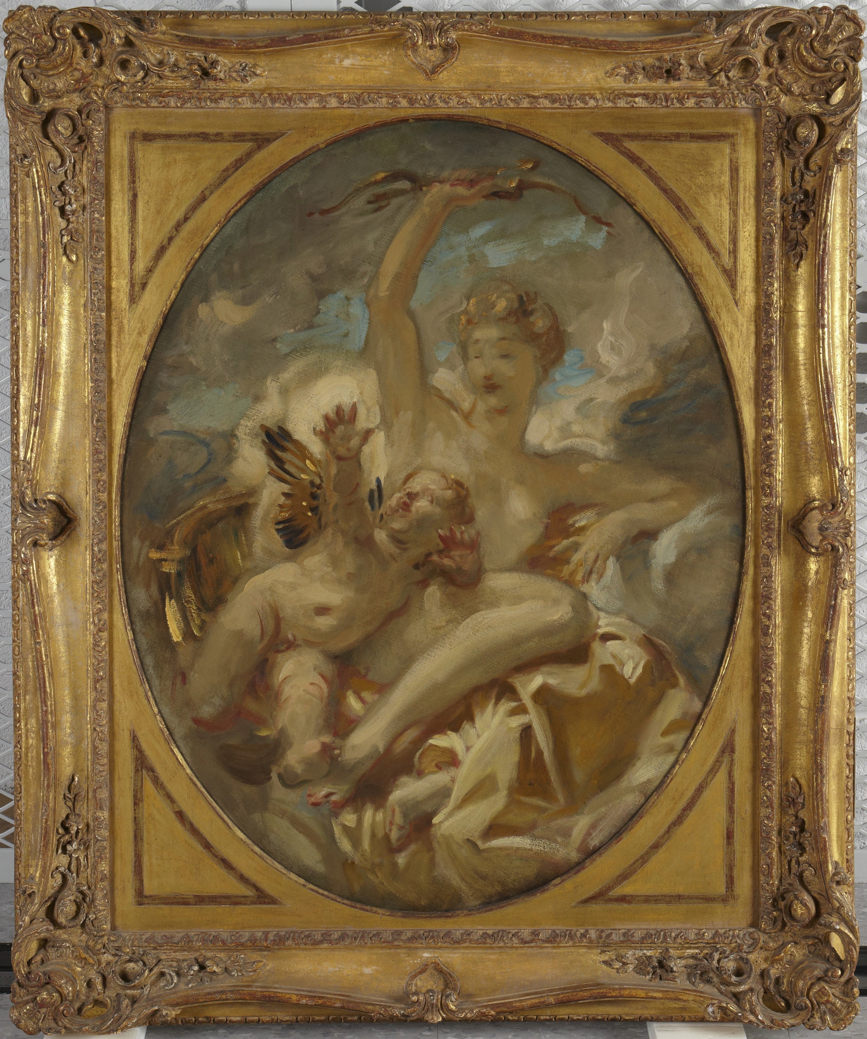 Reproduction du tableau « Vénus et Cupidon - John Singer Sargent » par Alpha Reproduction en peinture à l’huile