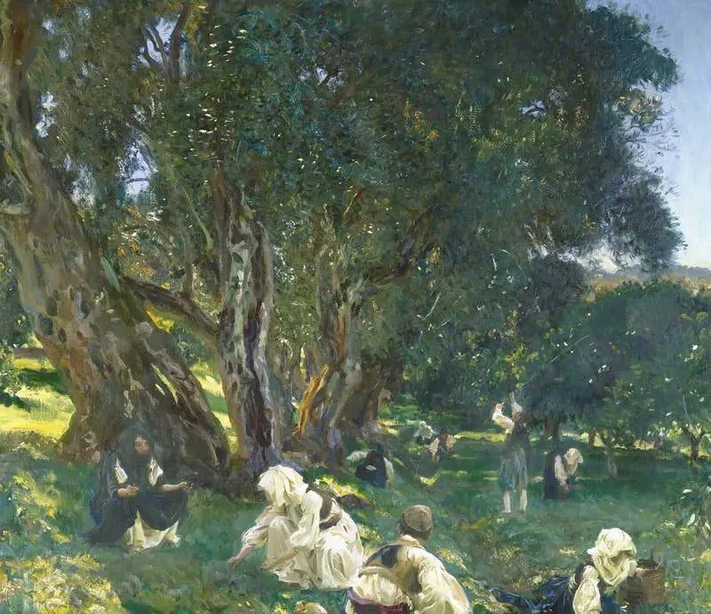 Cueilleurs d'olives albanais - John Singer Sargent