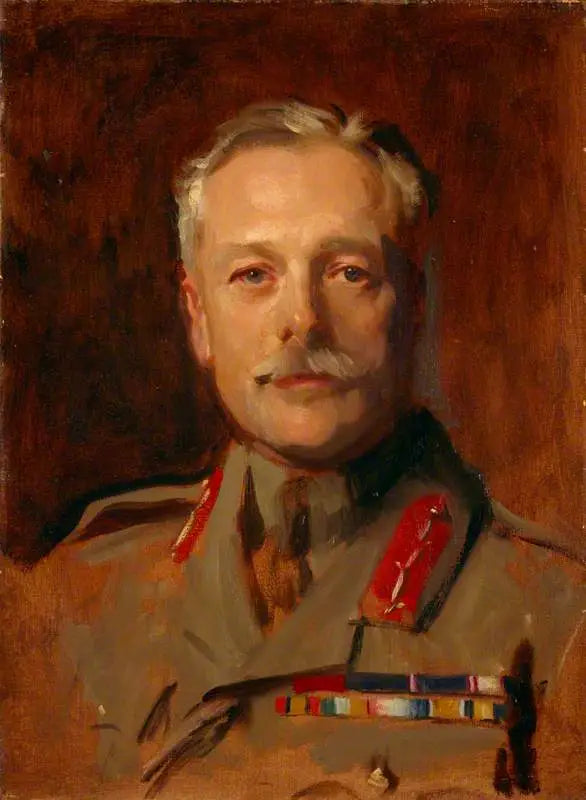 Douglas Haig, 1er comte Haig, 1861-1928. Soldat (étude pour un portrait dans l'exposition « Officiers généraux de la Première Guerre mondiale, 1914-1918 », à la National Portrait Gallery de Londres) - John Singer Sargent