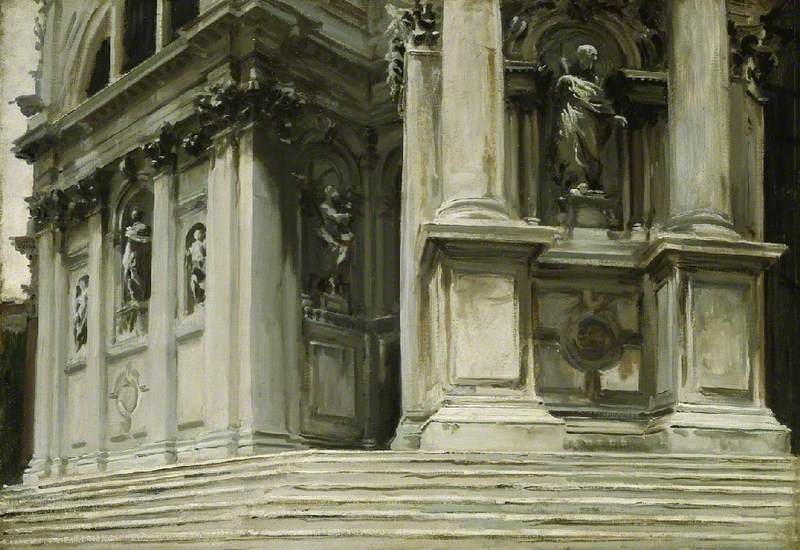 Reproduction du tableau « Santa Maria della Salute, Venise - John Singer Sargent » par Alpha Reproduction en peinture à l’huile