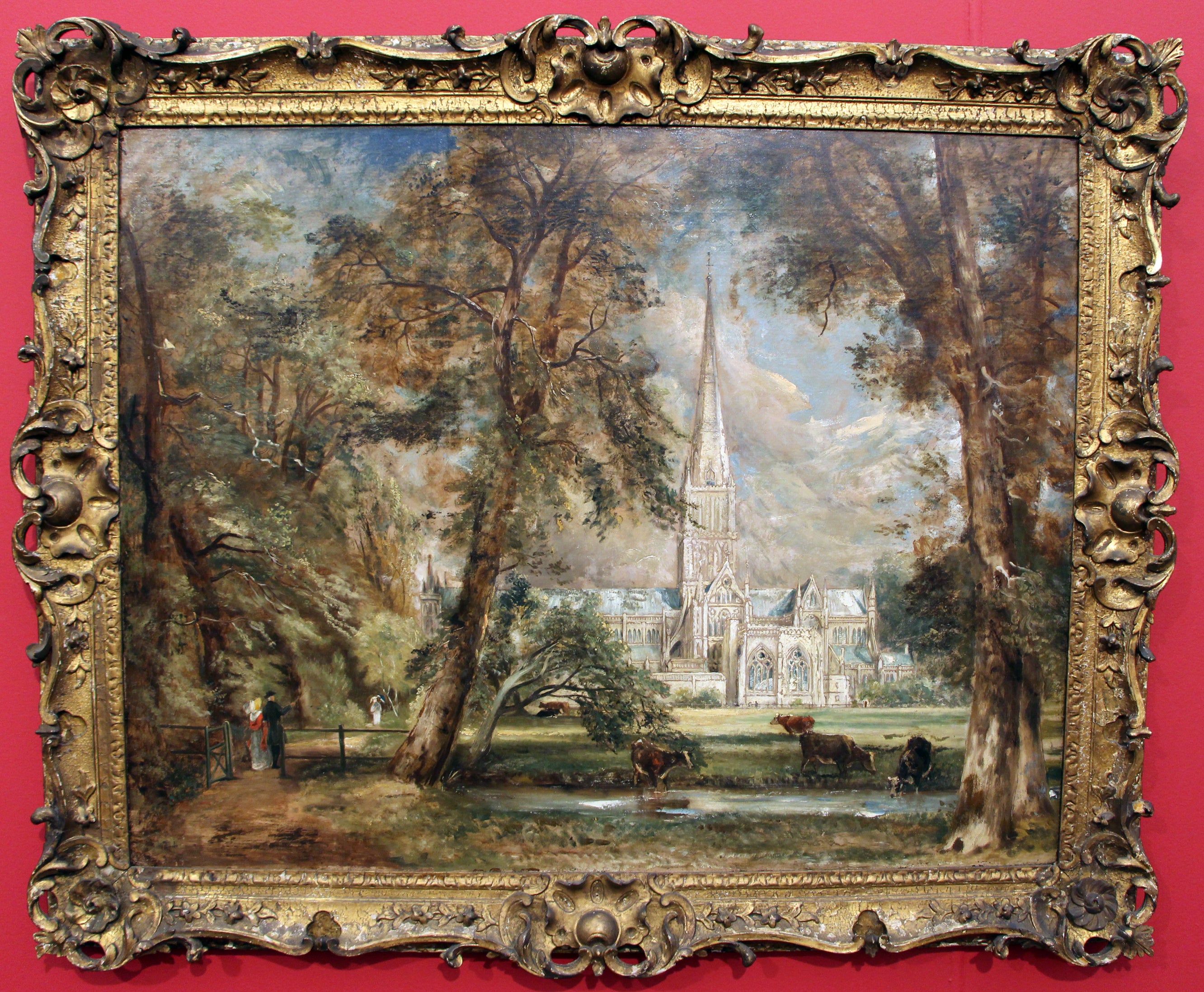 La Cathédrale de Salisbury vues des jardins de l'évêque - John Constable