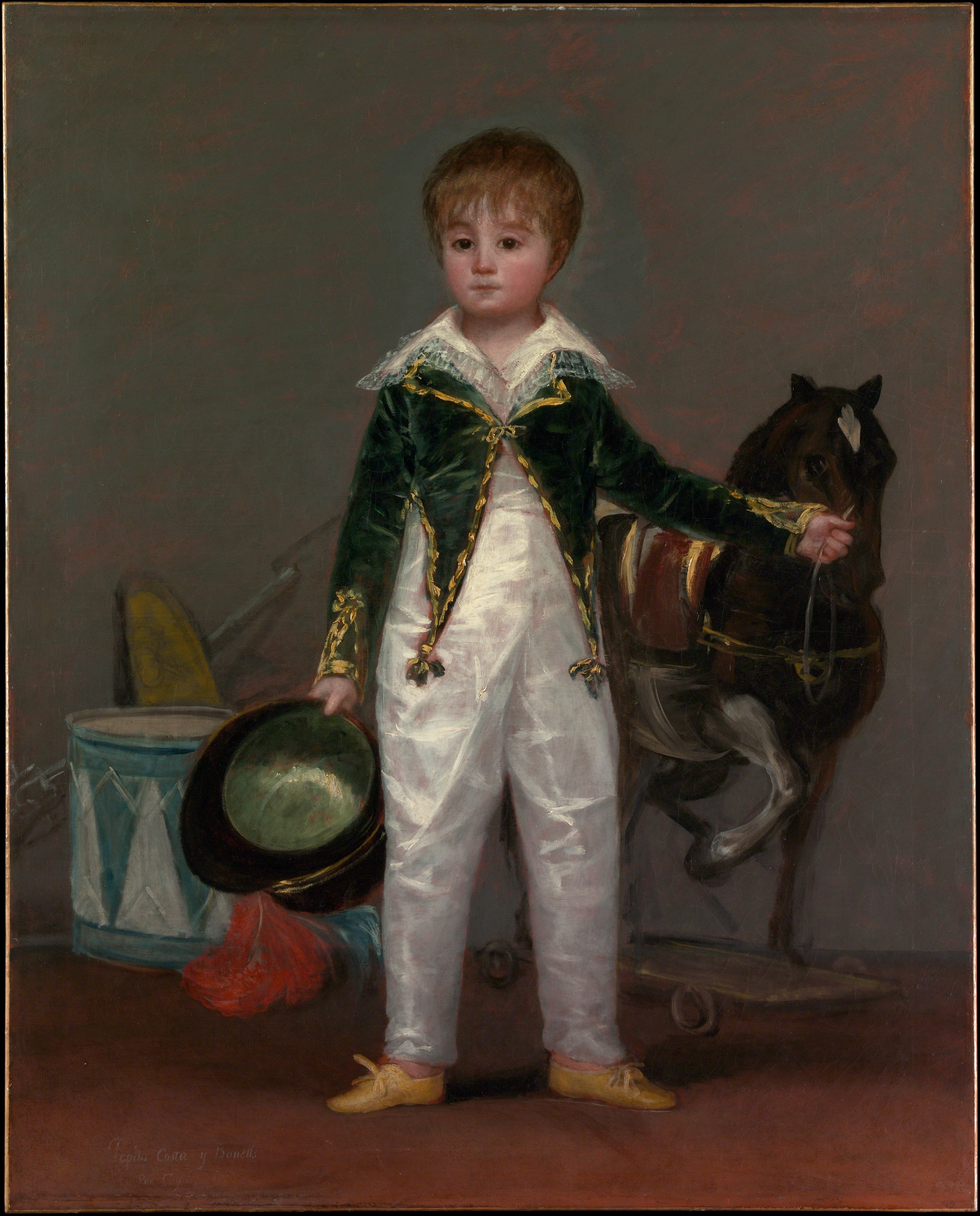 Reproduction du tableau « José Costa y Bonells, appelé Pepito - Francisco de Goya » par Alpha Reproduction en peinture à l’huile