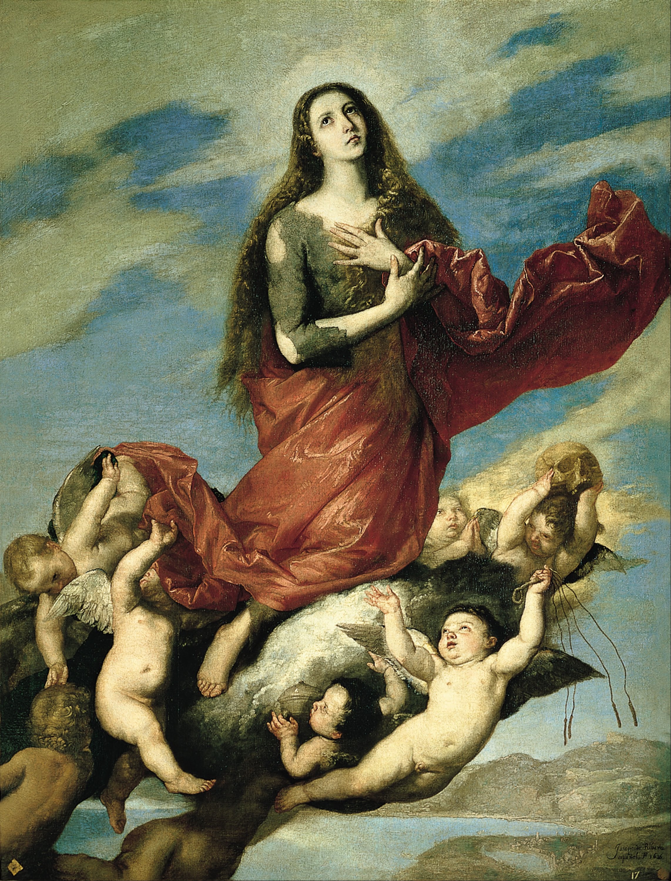 Asunción de la Magdalena, par José de Ribera - Jusepe de Ribera