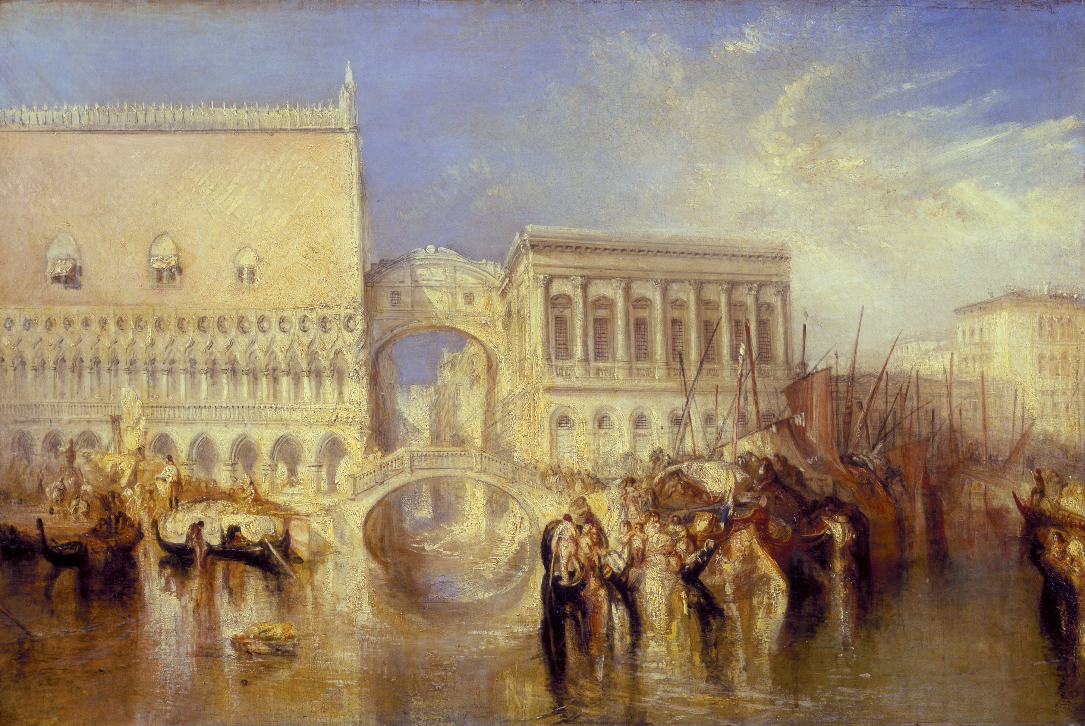 Reproduction du tableau « Venise, Pont des soupirs - J. M. W. Turner » par Alpha Reproduction en peinture à l’huile